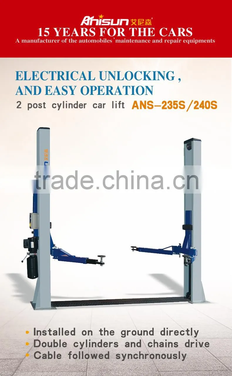 garage two post car hoist 4ton