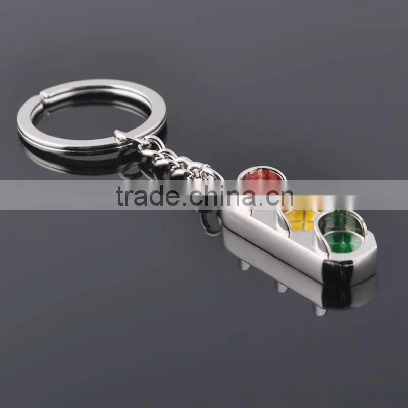 XL-KC51203 fashion custom keychain metal keychain traffic light metal keychain