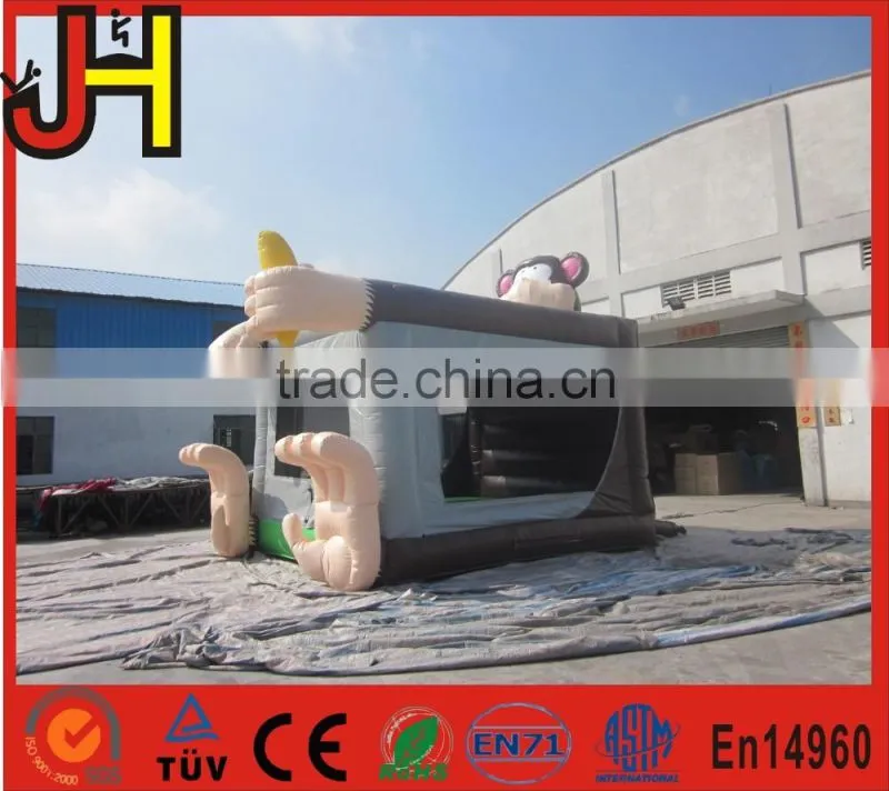 Outdoor toys inflatable monkey bouncer, infatable mini size bouncer for children