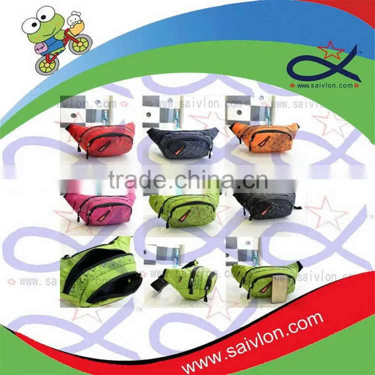 Customized Crazy Selling zippered travel waterproof waist pouch