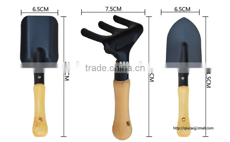 mini used new 3pcs garden tool set
