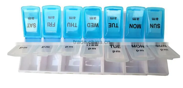 Hot Selling Custom Design plastic single weekly pill box