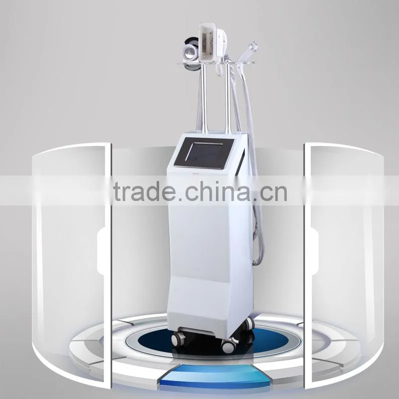 Professional Multifunctional Fat freeze Body Slimming fat loss Machine Cryo Lipo+Cativation+Bipolar RF with Cooling Plate