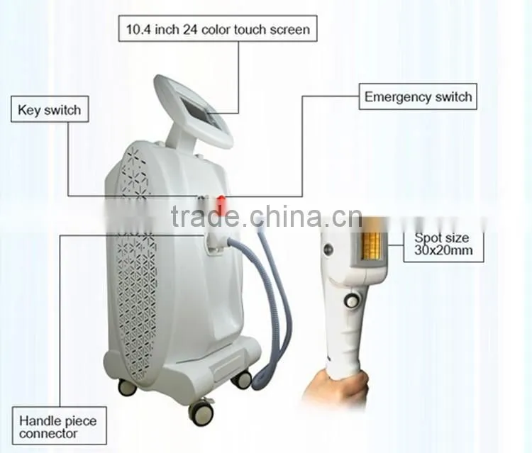 808nm diode laser permanent hair removal system/808nm diode laser