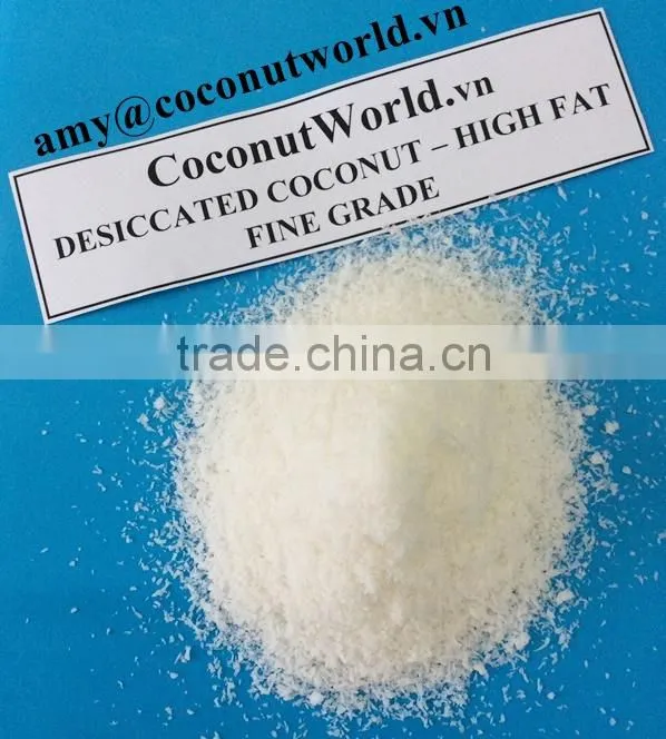 NEW CROP DESICCATED COCONUT- HIGH FAT AND LOW FAT