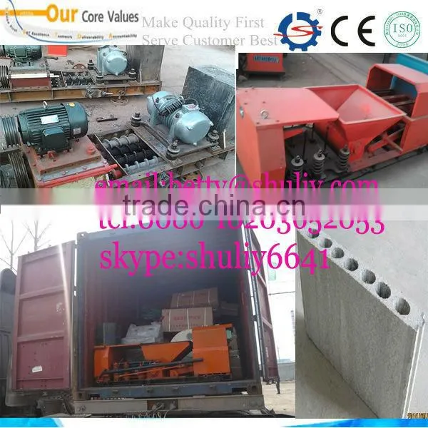 new design hollow core slab making machine/concrete slab machine