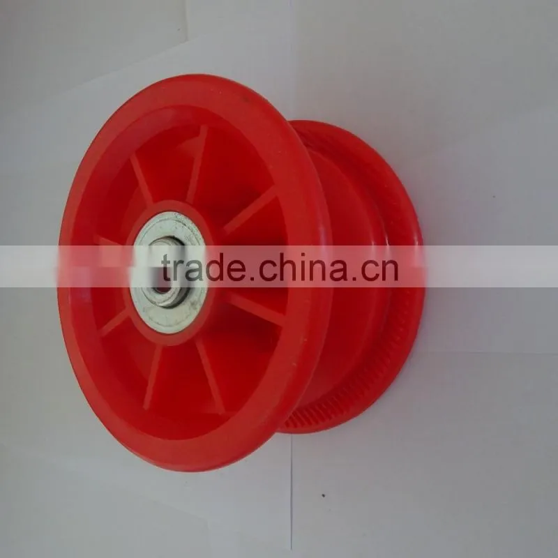 High quality Plastic red rim 3.50-4 for pneumatic wheel pu foam wheel