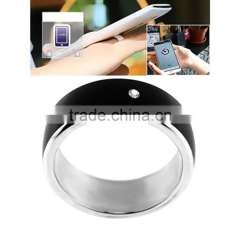 Newest Magic NFC Ring Universal For All Android NFC Cellphone Mobile Phones,Black,Ring Size 57.1mm(Girth) 2015