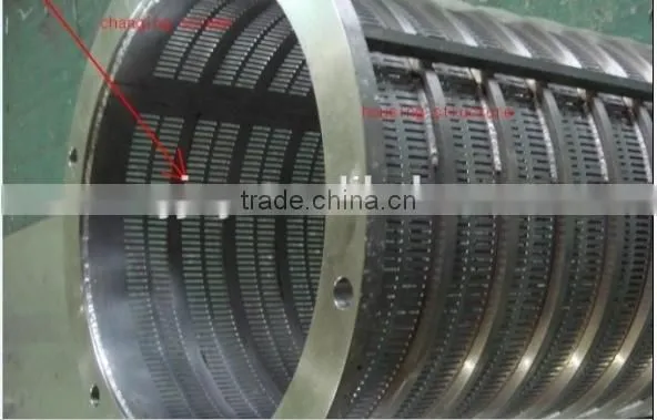 Stainless steel double screw fruit juicer machine/apple extruder for food industry use