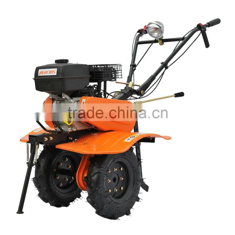 BSG800A-1 Chongqing China Aerobs 5220W Chinese rhino gasoline power tiller walking tractor for farm garden Ploughing Ditching