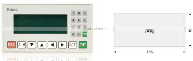 MD204L 4.3" STN 192X64 pixels hmi touch screen panel HMI