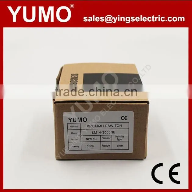 LM14-3005NB inductive proximity switch 14mm sensing range 5mm NPN sensor