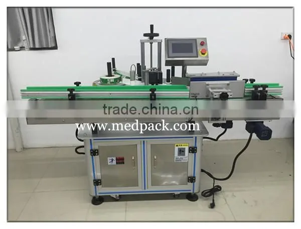 KP-300 Full Automatic Round Bottle Labeling Machine,Automatic label applicator,Vertical Labeling Machine