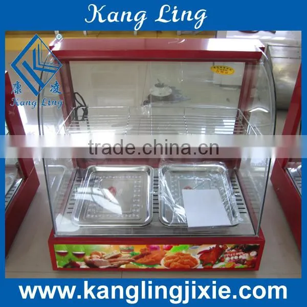 2 floors food warming showcases