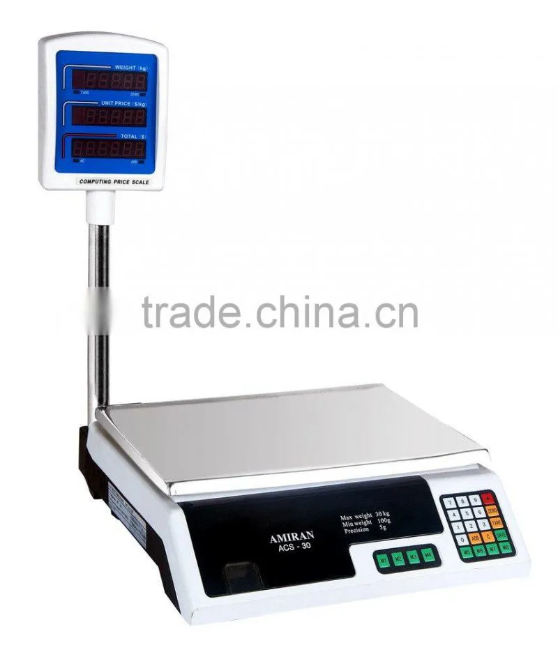 Electronic price counting weighing scale
