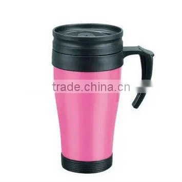 9oZ double wall mini plastic Portable cup auto mug plastic advertisement Auto mug plastic auto mug accept printing LOGO