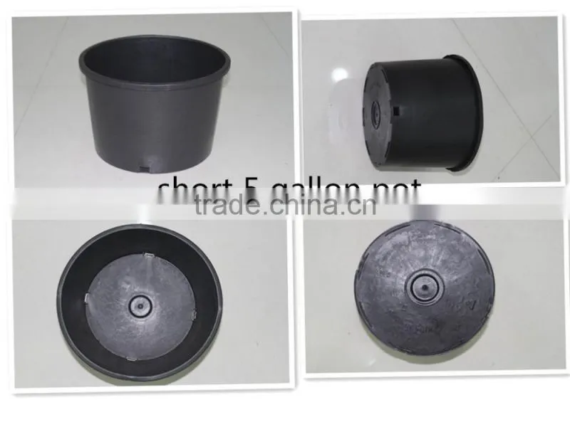 black garden 5 gallon cheap flower pots