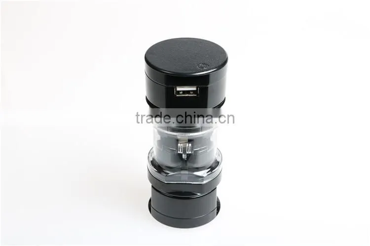 2016 promotion gift item multi world international travel adapter low price with USB port from china factory directly