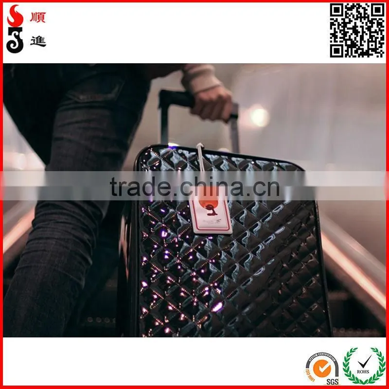 2016 new custom 3D soft silicone luggage tag/ rubber bag tag