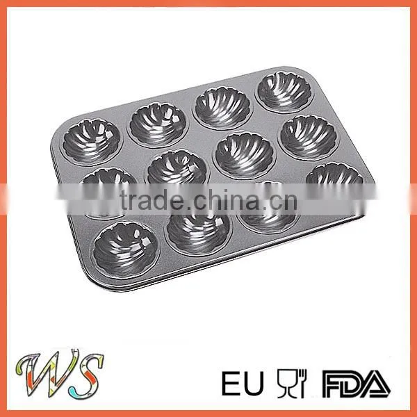 12 Cups Carbon Steel Baking Tools for Cake
