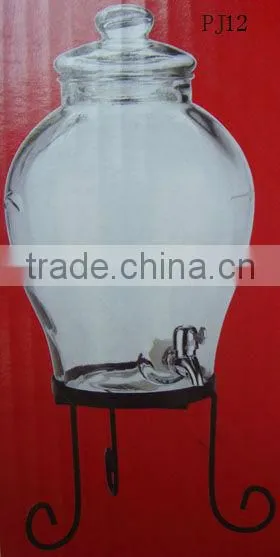 Hand painted coloured water dispenser
