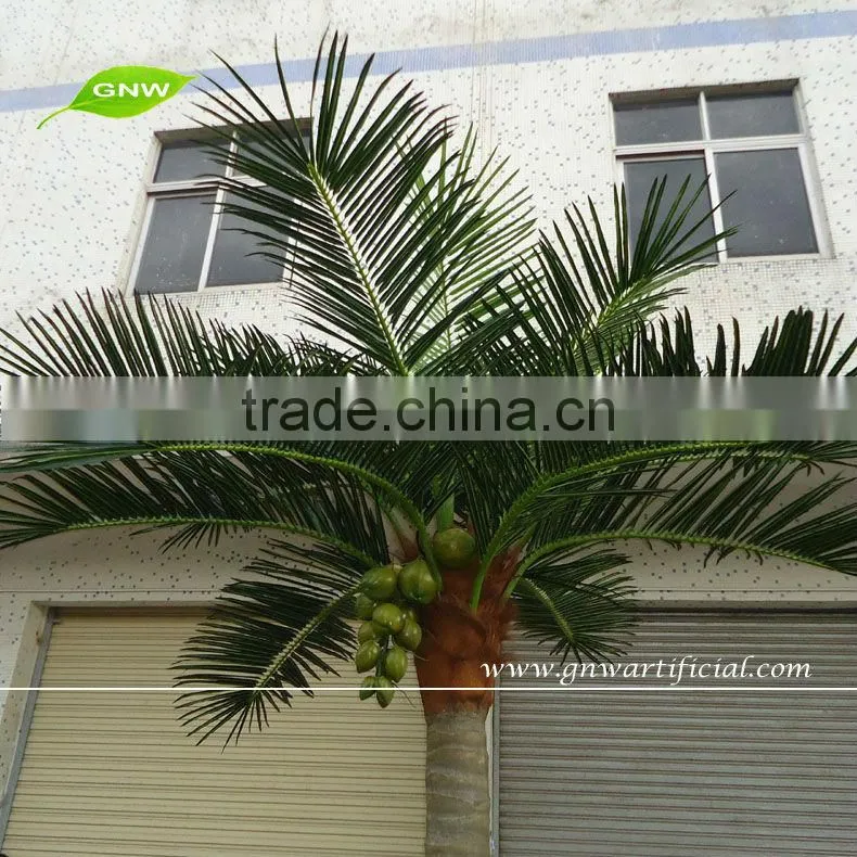 APM010-2 GNW Coconut Tree Artificial Leaf 12ft High for Park Landscaping Decoration Outdoor use