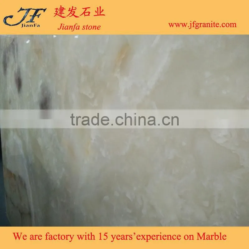 Best Quality Beauty Snow White Cream Onyx Marble