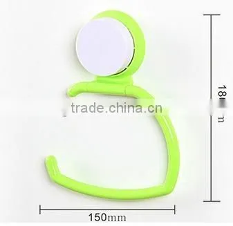 Vacuum suction cup kitchen and bathroom plastic shelf/holder/Towel rack/roll tissue stand