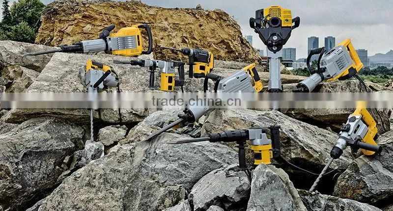 1800W Professional Concrete Breaker Hammer Rock Drilling Machine 1700w Electric Demolition Hammer
