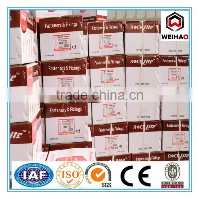 gypsum board black phosphating drywall screws factory MDF screw
