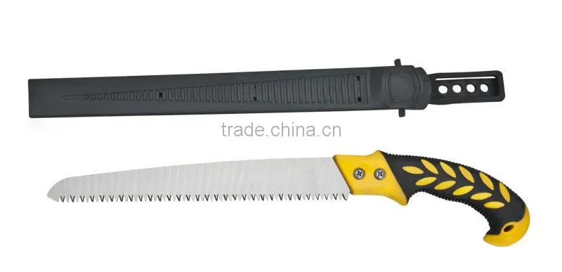 sliding pruning saw with plastic sheath