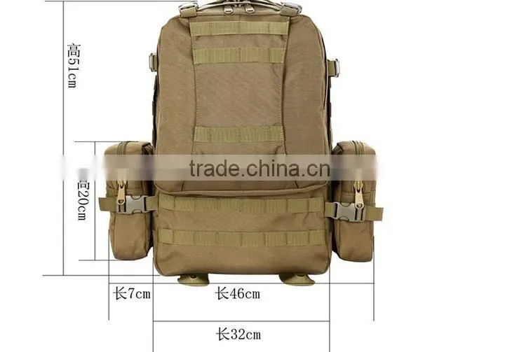 Waterproof military backpack army climbing tactical combination bag