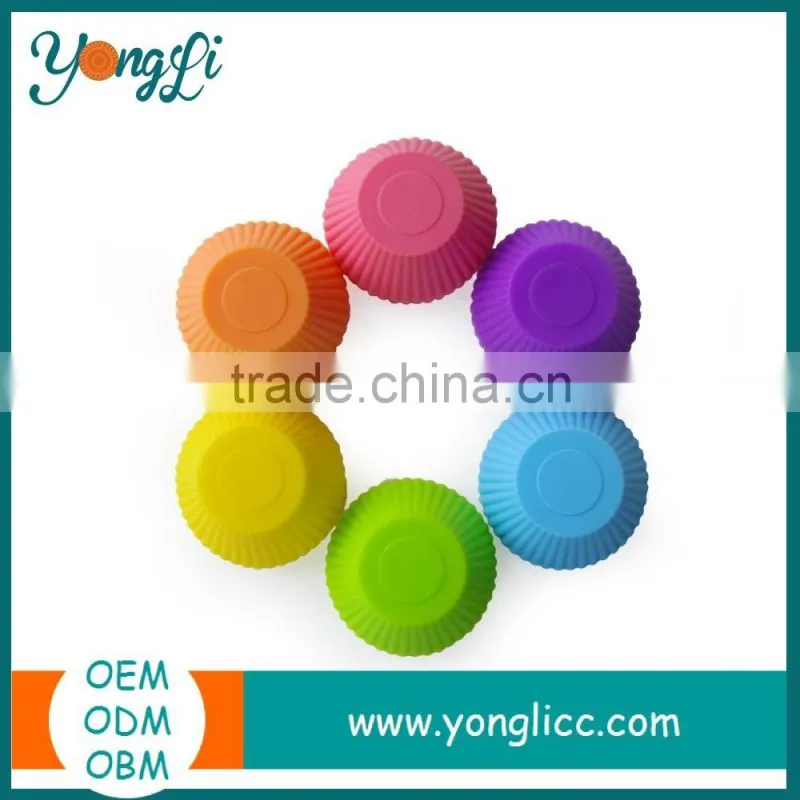 BPA Free Teacups Bakeware for Baking Muffins Silicone Cake Mould