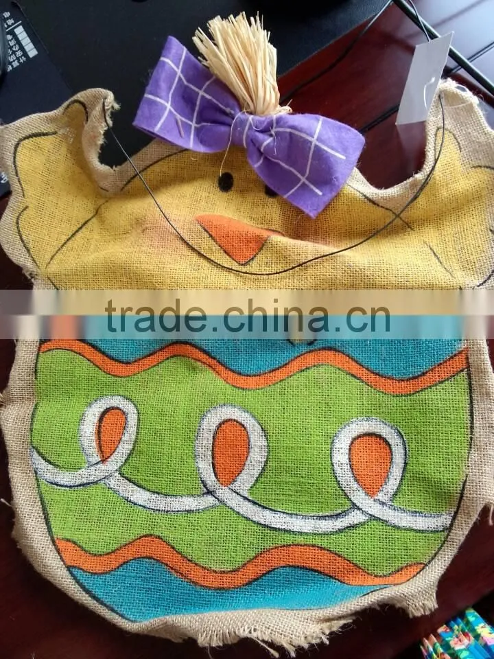 creative christmas items burlap sign bird shape