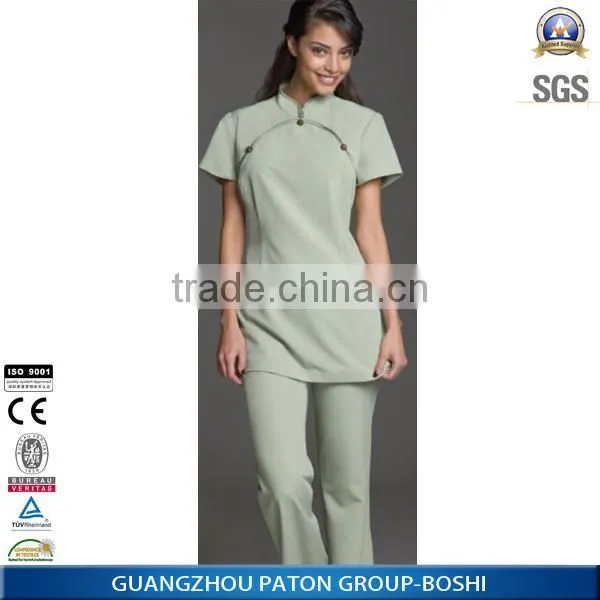 new design female spa uniform in 2014