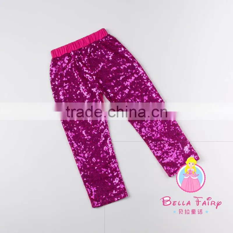 Apparel Supplier Baby Sequin Pants Wholesale Fashion Girls Long Pants Fashion Girls long Pants