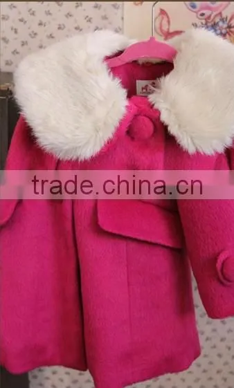 Cute Korea style coat Kids wholesale winter clothing