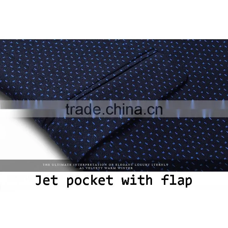 Fashion Design Mens Slim Fit 1 Button Suit Jacket Blazer For Sale
