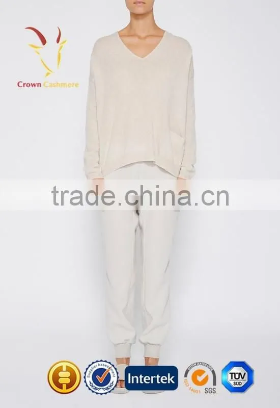 Erdos Cashmere Sweater Pullover for Women V Neck