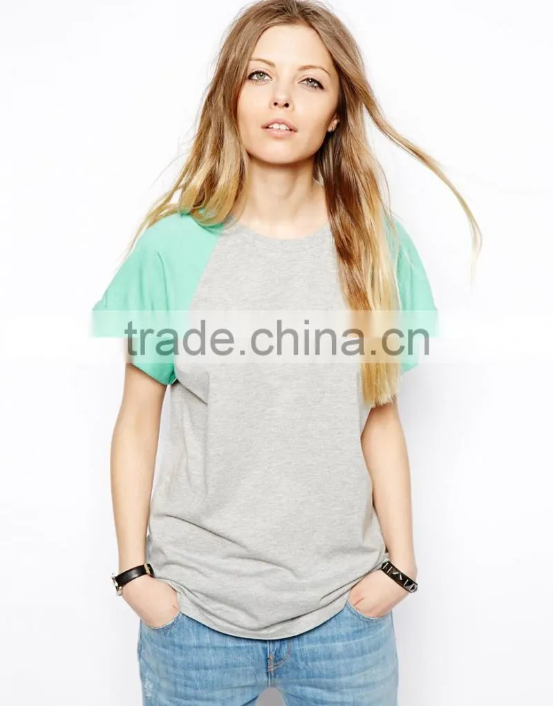 women raglan tshirts printed to your design