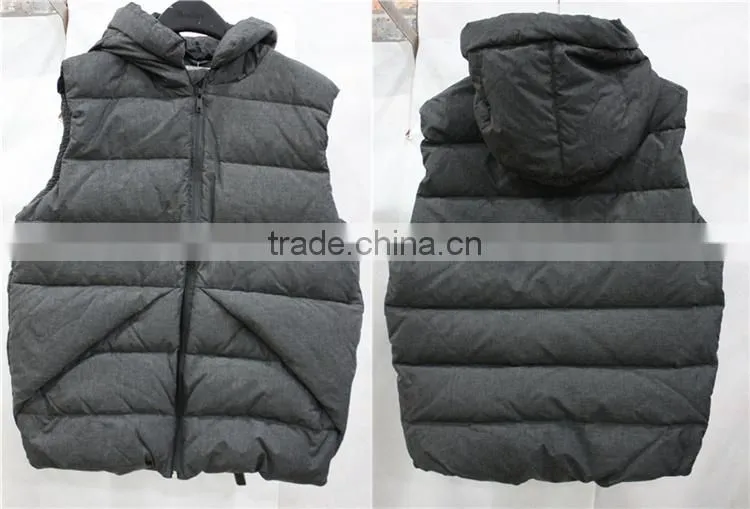 2014-2015 vest men winter fashion black vest