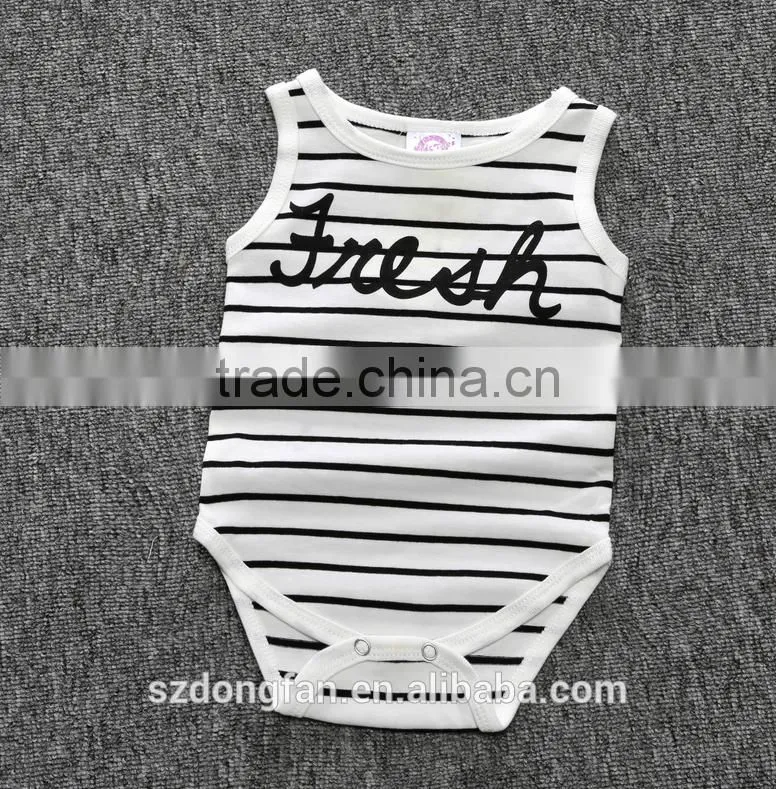 Wholesale Newborn Baby Clothes Summer 100% Cotton Breathable Baby Romper