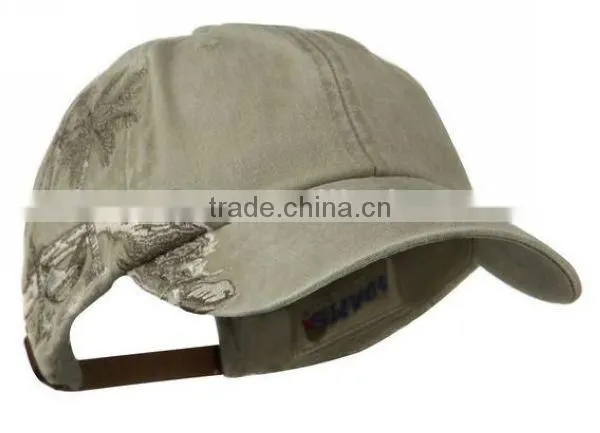 Adjustable strap back embroidery 100 cotton baseball cap