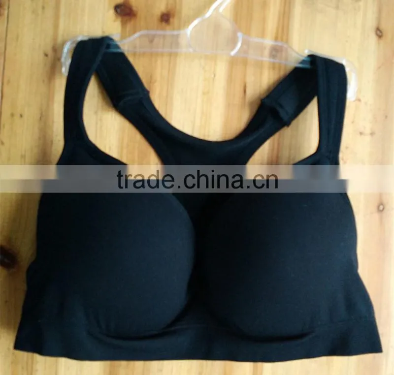 seamless hot sexy women racer back sports bra