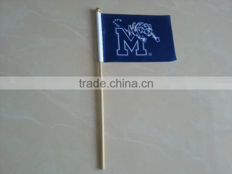 high quality hand polyester flag