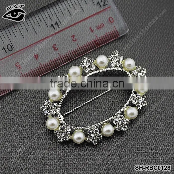 Fashion Brooches pearl rhinestones bulk rhinestone brooches
