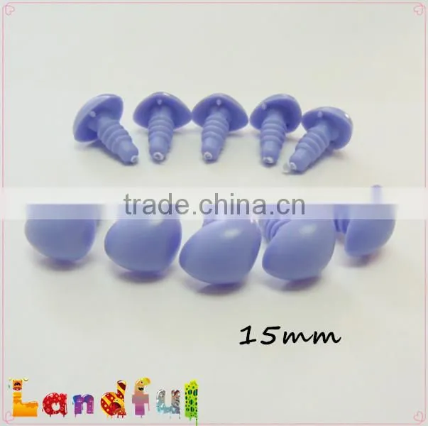 15mm Lavender Triangle Nose Safety Toy Nose Crochet Puppet Nose