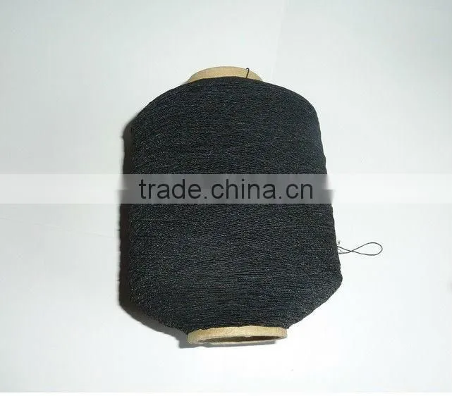 Wholesale polyester Rubber covered yarn, elastic latex rubber yarn