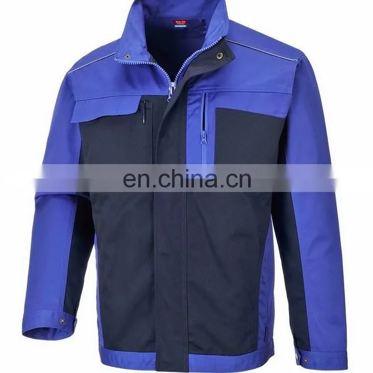 customized polycotton drill Multifunctional pocket good quality work jacket