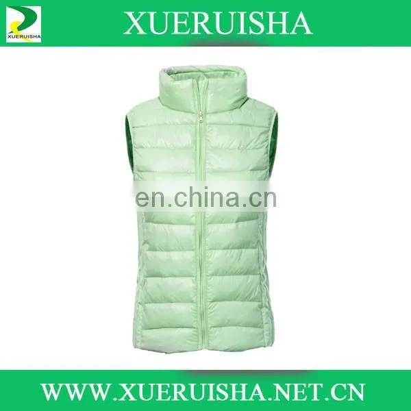 winter womens down vest thicken down vest